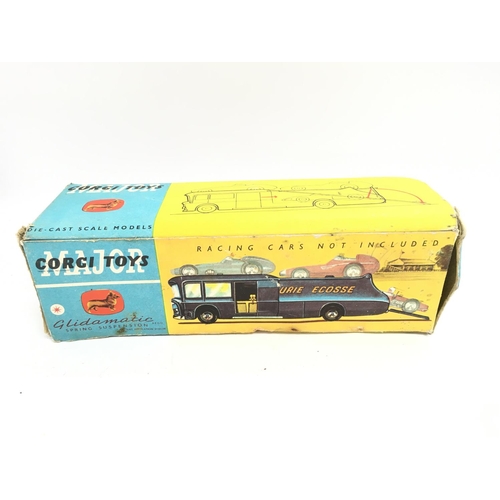 112 - A Boxed Corgi Toys Ecurie Ecosse Racing Car Transporter #1126. Box is Worn.