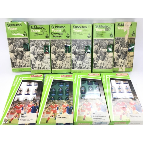 12 - A Collection of 10 Boxed Subbuteo Teams.