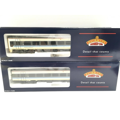 131 - A Boxed Bachmann 00 Gauge 158 Two-Car Set with working lights.