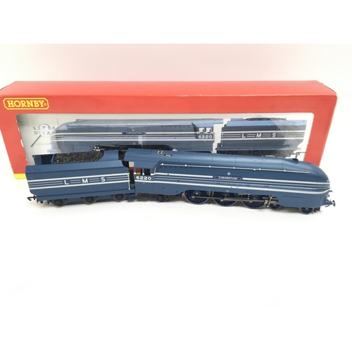 139 - A Boxec Hornby 00 Gauge LMS 4-6-2 Coronation Class 6220 # R2206.