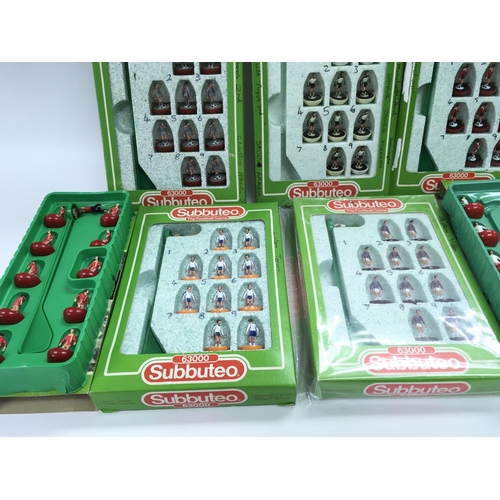 14 - A Collection of 8 Boxed Subbuteo Teams.