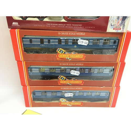 140 - A Collection of Boxed 00 Gauge coaches. Corgi Trackside and Mehano Master Model Makers Pacific Steam... 