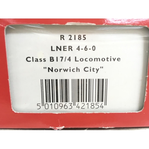 163 - A Boxed Hornby LNER 4-6-0 Class B17/4 Locomotive #R2185