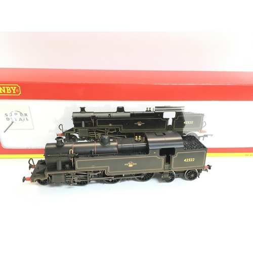 164 - A Boxed Hornby 00 Gauge BR Fowler 2-6-4T Class 4P Locomotive Weathered #R2287.