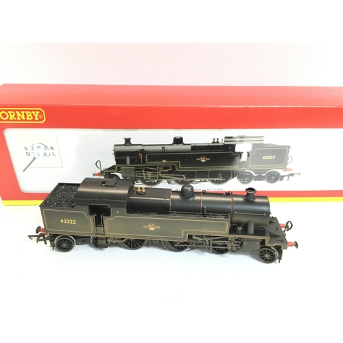 164 - A Boxed Hornby 00 Gauge BR Fowler 2-6-4T Class 4P Locomotive Weathered #R2287.