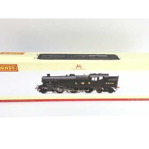 166 - A Boxed Hornby 00 Gauge LMS Stanier 4MT 2-6-4T Class 4P #R2635. DCC Ready.