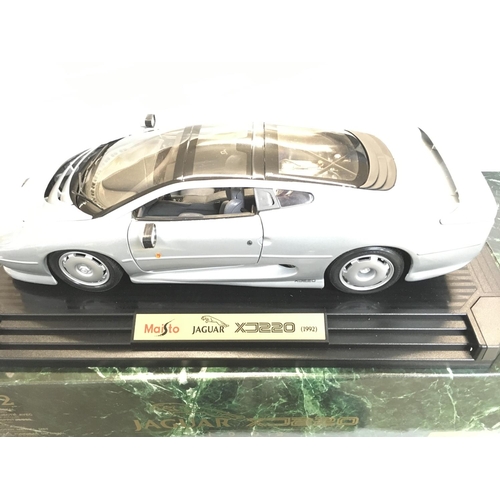 181 - A Boxed Maisto Jaguar XJ220 1:12 Scale.