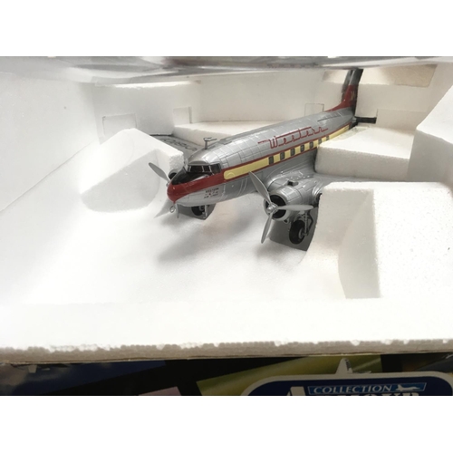 183 - A Boxed Franklin Mint Armour DC-3 Dakota. 1:48 Scale.