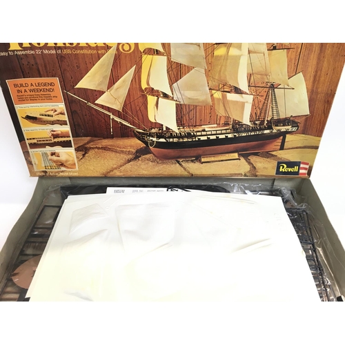 193 - A Boxed Revell Old Ironsides USS Constitution With Sales Model Kit.