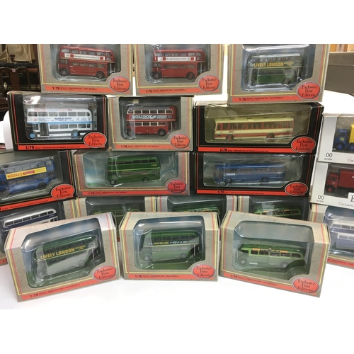 208 - 2 Boxes Containing Exclusive First Edition lorrys and Buses.No Reserve.(2).