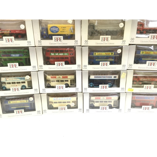 210 - 2 X Boxes Containing a Collection of Exclusive First Edition Lorrys and Buses.(2).