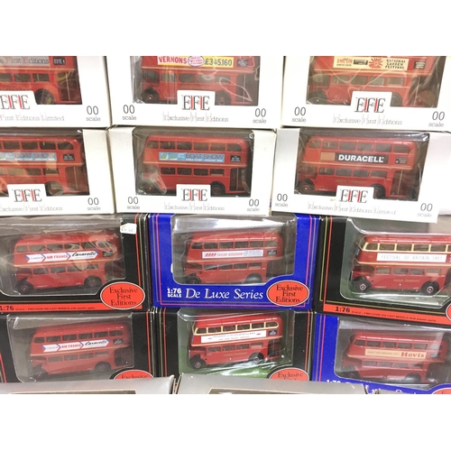 218 - A Box Containing a Collection of Exclusive First Edition Buses.No Reserve.