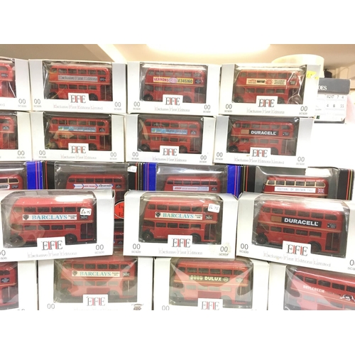 218 - A Box Containing a Collection of Exclusive First Edition Buses.No Reserve.