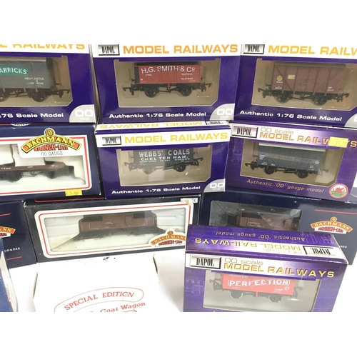 227 - A Box Containing a Collection of Various Boxed 00 Gauge Rolling Stock including Hornby. Airfix. Bach... 