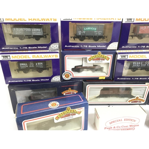 227 - A Box Containing a Collection of Various Boxed 00 Gauge Rolling Stock including Hornby. Airfix. Bach... 