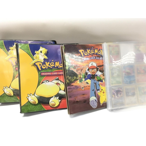 23 - 4 Binders Containing a Collection of vintage PokÃ©mon Cards.