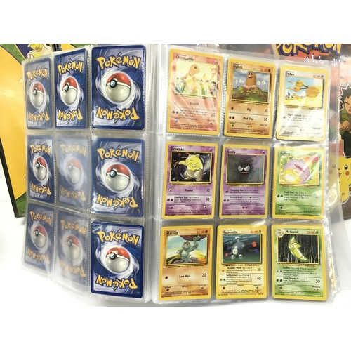 23 - 4 Binders Containing a Collection of vintage PokÃ©mon Cards.