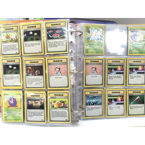 23 - 4 Binders Containing a Collection of vintage PokÃ©mon Cards.