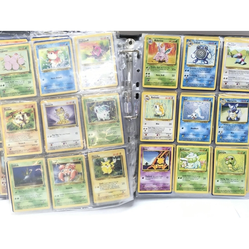 23 - 4 Binders Containing a Collection of vintage PokÃ©mon Cards.