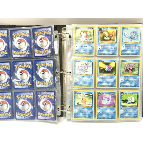 23 - 4 Binders Containing a Collection of vintage PokÃ©mon Cards.