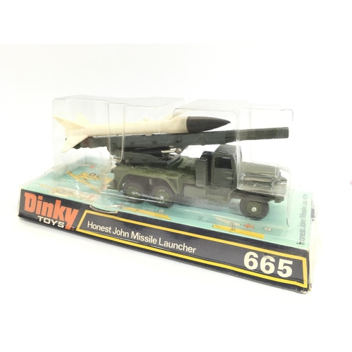 233 - A Boxed Dinky Toys Honest John Missile Launcher #233.