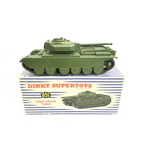 234 - A Boxed Dinky Supertoys Centurion Tank #651 and. 10-Ton Army Truck #622.