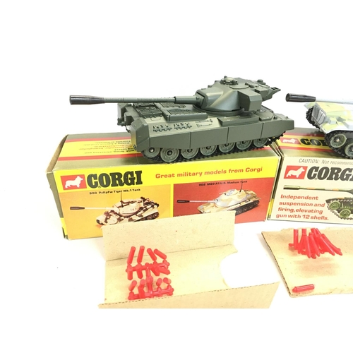 240 - A Boxed Corgi Chieftain Tank #903 and a M60A1 Medium Tank #902.