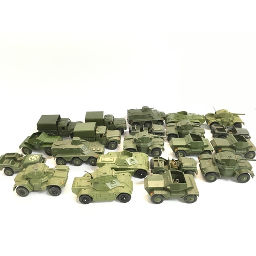 249 - A Collection of Various Dinky Military Vehicles. Some worn.