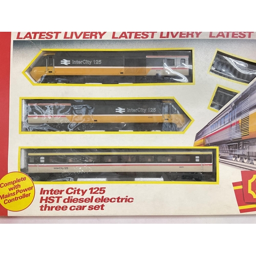 251 - A Boxed Hornby High Speed Train Pack. An Intercity 125. #R.556. Parts Missing.