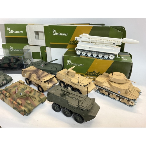 274 - A Collection of Solido Military Vehicles including Tanks etc.