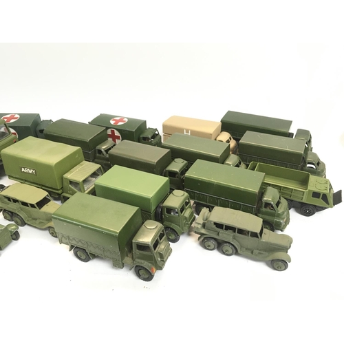 282 - A Collection of Dinky Toys Military Vehicles.