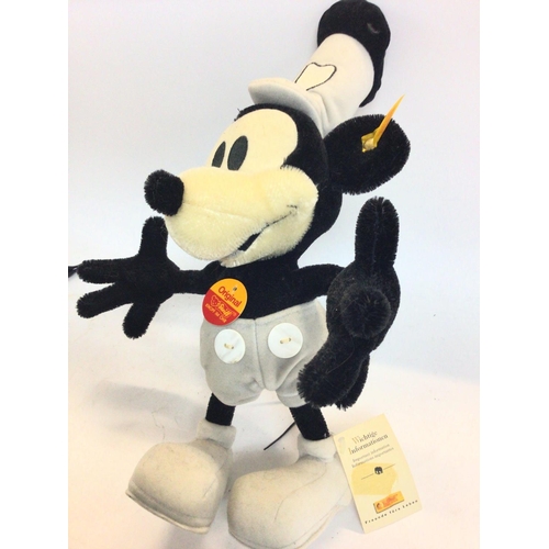 304 - A Steiff Mickey Mouse Steamboat Willy. Approx Height 33CM.