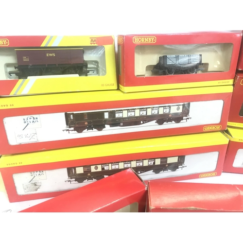 314 - A Collection of Boxed Hornby 00 Gauge Coaches and Rolling Stock.