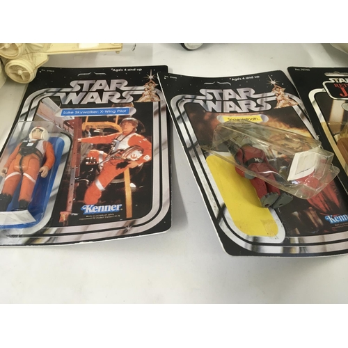 32 - PLEASE NOTE THIS IS A DUPLICATE LOT AND IS ACTUALLY LOT 19 A collection of Star Wars figures and toy... 