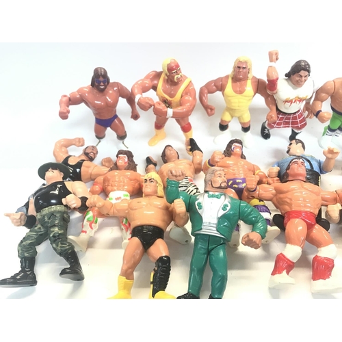 324 - A Collection of Assorted vintage WWF Figures. No Reserve.