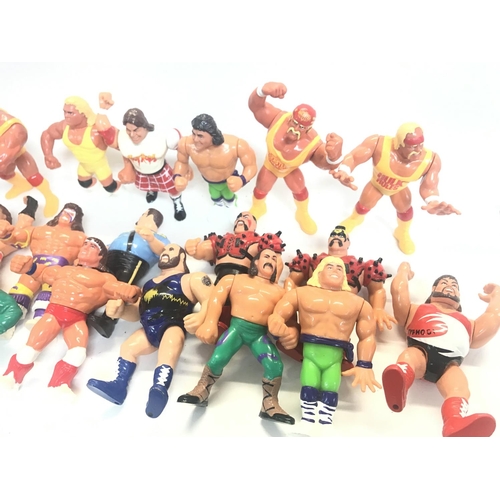 324 - A Collection of Assorted vintage WWF Figures. No Reserve.