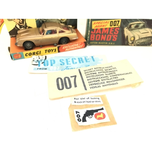 343 - A Boxed Corgi James Bond Aston Martin D.B.5 #261