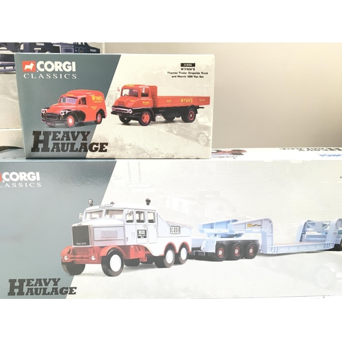 349 - A Box Containing Corgi Heavy Haulage. All New.