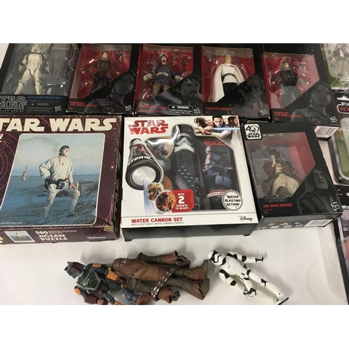 36 - A collection of Star Wars boxed figures