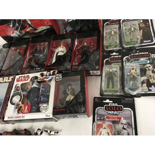 36 - A collection of Star Wars boxed figures