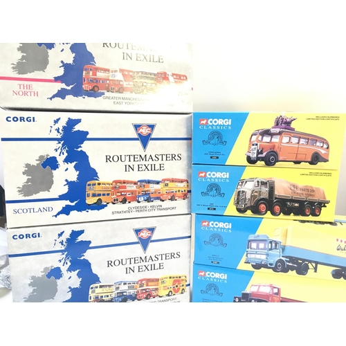 360 - 2 Boxes Containing Corgi Classic Lorrys and Buses.(2).