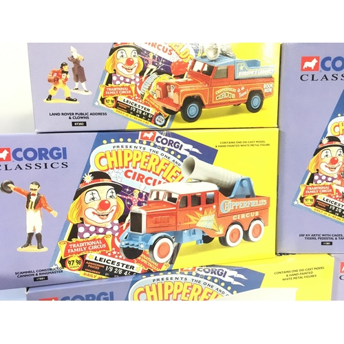 361 - A Collection of Corgi classics Chipperfeilds Circus sets.