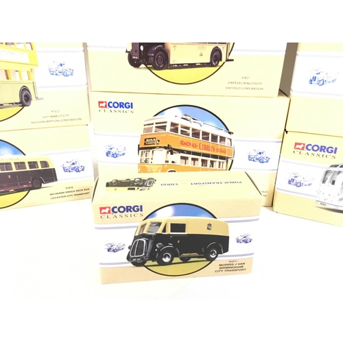 363 - A Collection of Corgi Classic Busses boxed.