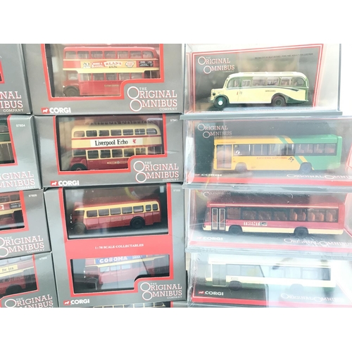 364 - 2 X Boxes Containing Corgi Omnibus. All Boxed (2).