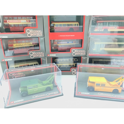 364 - 2 X Boxes Containing Corgi Omnibus. All Boxed (2).