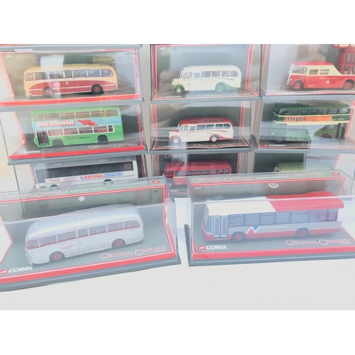 364 - 2 X Boxes Containing Corgi Omnibus. All Boxed (2).