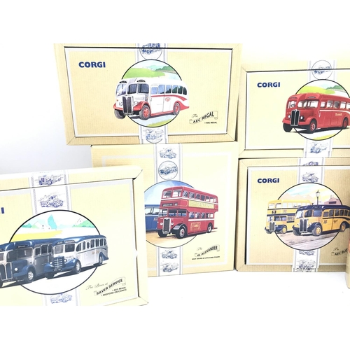 367 - 2 X Boxes Containing Corgi Classics Buses and Heavy Haulage.(2).