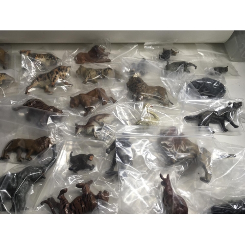 371 - A collection in excess of 50 metal animals by Britains etc