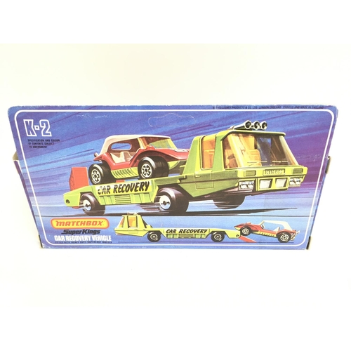 431 - A Boxed Matchbox Car Recovery Vehicle. K-2. UnPunched.