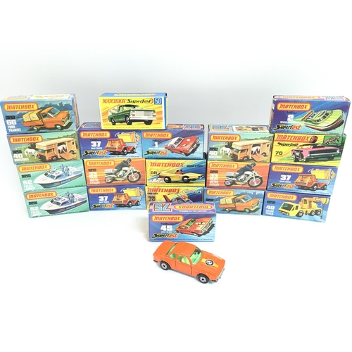 454 - A Collection of Matchbox Superfast Cars All boxed.